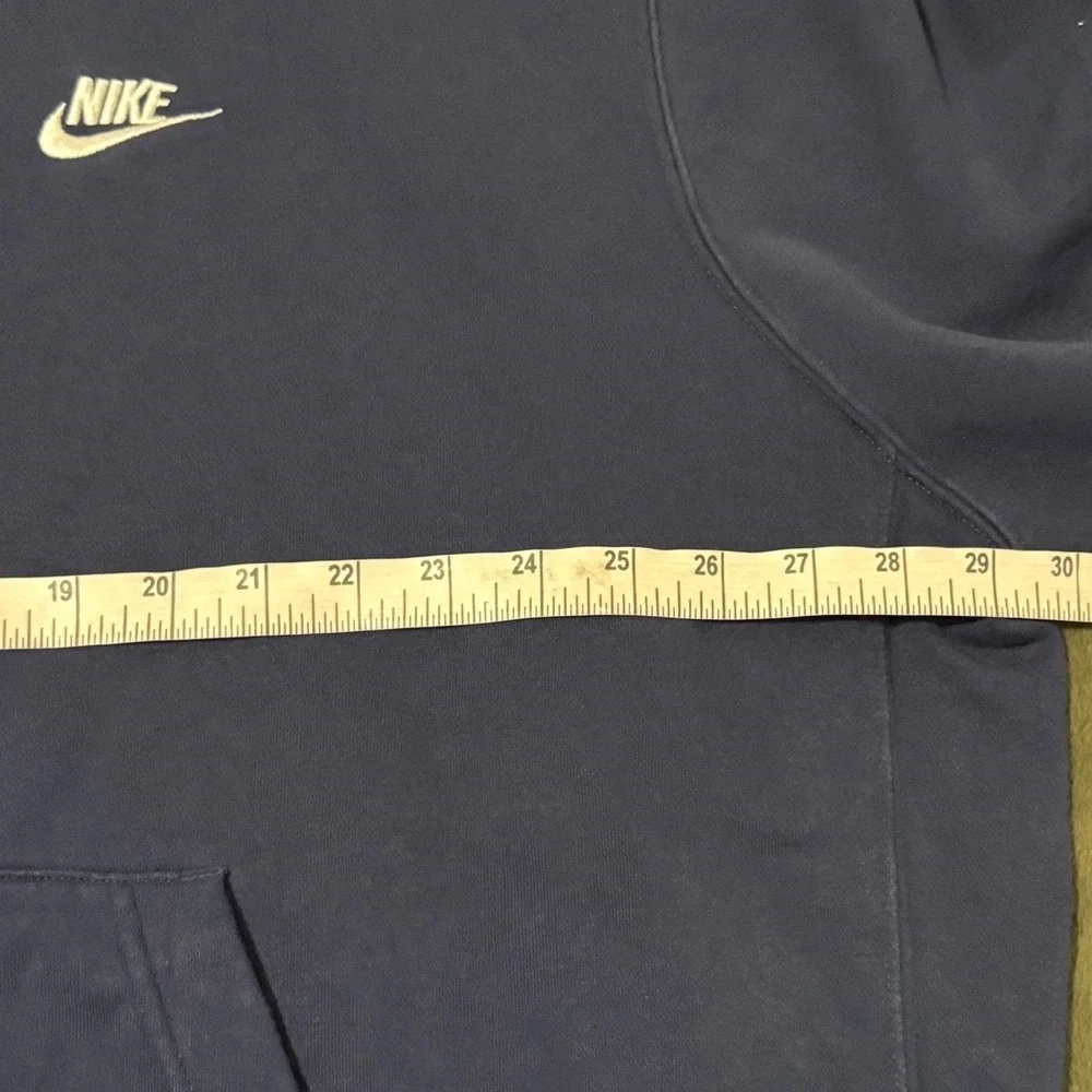 Vintage Nike Men's Navy Blue‎ Pullover Hoodie Sweatshirt 3XL 3TG 3EG